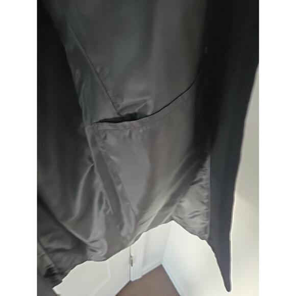 #44 Chaps Ralph Lauren Overcoat Men 42S Wool Blend Topcoat Italy Fabric - Picture 6 of 9